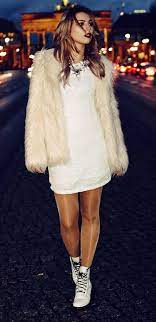 White Fur Coats Howtowear Fashion