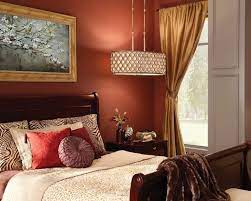 Ideas Red Curtains Bedroom Red Walls