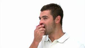 You may crop the image and overlay the image with text or pdfs of product designs as fits your style. Thoughtful Man Eating An Apple Stock Footage Video 100 Royalty Free 1006030 Shutterstock