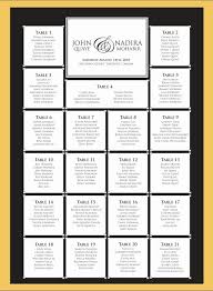Free Seating Chart Template Unique Wedding Seating Chart