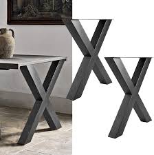 minneer 28 x 24 inch metal table legs