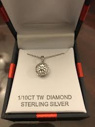 new 1 10 ct tw diamond sterling silver