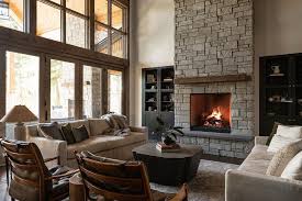 36 Best Stone Fireplace Ideas For A