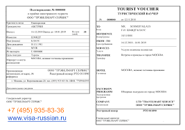 invitations and visas to russia