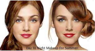 easy summer makeup look from day to
