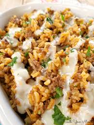 south your mouth taco rice with queso