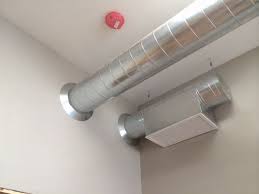 Spiral Hvac Duct With Storm Collar For