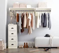 closet or laundry room rods and shelves