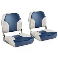 2 Piece Low Back Boat Seat Set With