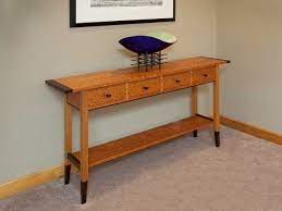 Solid Wood Console Table Handcrafted