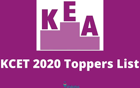 kcet 2020 toppers list out check