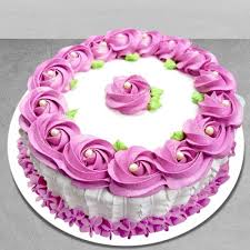 #upload #instagram #cake #cake design #cake decoration #drip cake #pink #white #white aesthetic #vanilla cake #vanilla #minimal #dessert #sweets #cafe. Send Beautiful Flowery Design Cake Online By Giftjaipur In Rajasthan