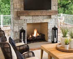 Castlewood Outdoor Wood Fireplace By