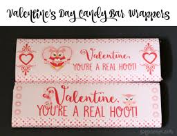 This year is going to rule! Owl Valentine S Day Candy Bar Wrappers You Re A Real Hoot Printables