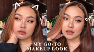 my cute and soft go to makeup look
