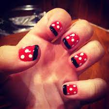 Minnie Mouse nails to wear during our next Disney trip! | Mickey nails,  Nails, Minnie mouse nails