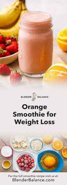 slimming orange wakeup smoothie for a