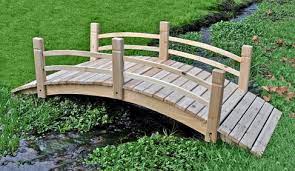 6 Foot Cedar Garden Bridge By Shine