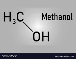 methanol molecule skeletal formula
