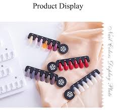 24 Tips Nail Gel Polish Color Display Chart Salon Acrylic Gel Magnetic Nail Display Color Showing Shelf Card Chart Naildesign Pretty Nail Shop From