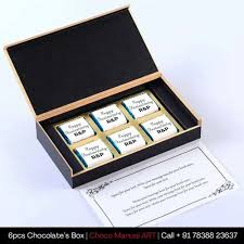 customised chocolate gift box