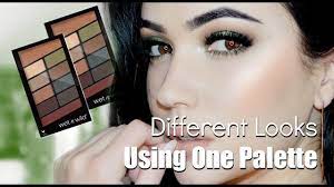 eye makeup tutorial 1 palette 2 looks