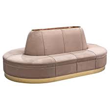 sofa in soft pink velvet upholstery