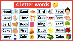 4 letter words list phonics lesson