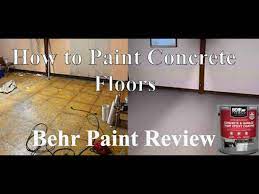 How To Paint Concrete Basement Floor