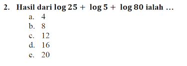 Jadi apabila diketahui ax =b maka x dapat ditentukan dengan logaritma yang berbentuk x = a log b. Yuk Pelajari 7 Soal Logaritma Dan Pembahasannya Ini Agar Kamu Semakin Pintar Matematika