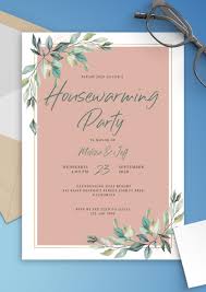 housewarming invitations pdf