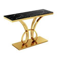 luxury console table marble top mirror