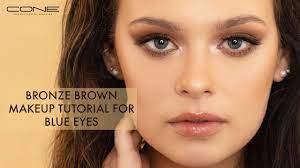 bronze brown for blue eyes