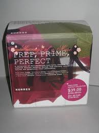 you need this korres prep prime and