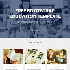 Free Html Bootstrap Education Template