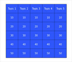 Get 8 Free Jeopardy Templates Free Sample Example Format Top