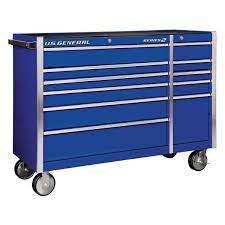 double bank roller cabinet blue