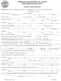 Tool to get a recommendation. Form Sf 0395 Download Printable Pdf Or Fill Online Owner Driver Report Tennessee Templateroller