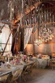 country chic indoor wedding decor the