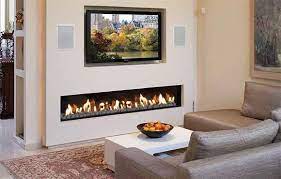 Speakers Built Into Fireplace Modern