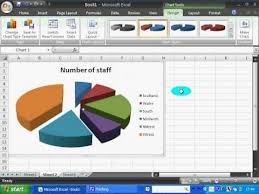 How To Make A Pie Chart Using Excel 2007 Avi Youtube