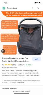 Snooze Shade Infant Car Seat Babies