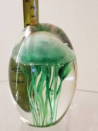 Murano Glass Jellyfish Paperweight