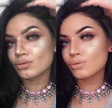 facetune editing and makeup adding by