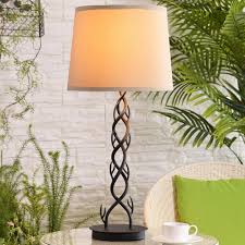 Kenroy Twigs Outdoor Table Lamp In Bronze Nebraska Furniture Mart
