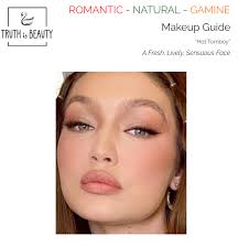 the romantic natural gamine makeup guide