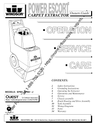 windsor epb2 owner s manual pdf