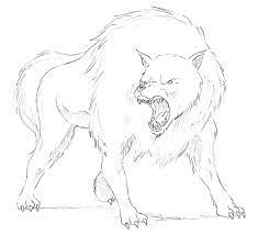Как нарисовать ужасного волка — Пошаговые уроки рисования