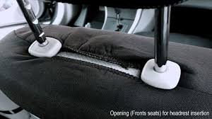 Tan Cloth Car Truck Seat Covers