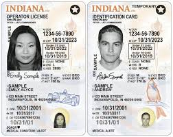 Red outline around state for instruction permit. Indiana Id New Indiana Driver S License Features Race Car